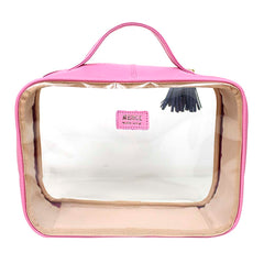 Necessaire Crystal G Rosa Orquídea com Sky Pronta Entrega