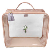 Necessaire Crystal GG Bordado Muguet em Couro e Vinil Personalizado