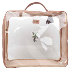 Necessaire Crystal GG Bordado Muguet em Couro e Vinil Personalizado