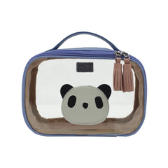 Necessaire Crystal P Little Panda em Couro e Vinil Personalizado