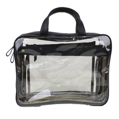 Necessaire Crystal Max em Couro e Vinil Personalizada