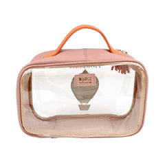 Necessaire Crystal P Balão Sarah em Couro e Vinil Personalizado