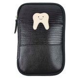 Necessaire Dental Masculina Preto Paris com Preto Liso Pronta Entrega