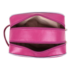 Necessaire Elisa Pink Lesard com Lilás Lesard Pronta Entrega