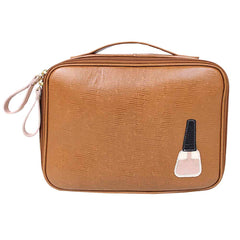 Necessaire Esmalte P em Couro Personalizada