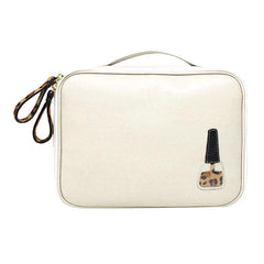 Necessaire Esmalte P em Couro Personalizada
