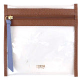 Necessaire Necessaire Fabi Caramelo Liso com Sky Pronta Entrega