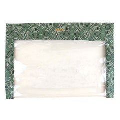 Necessaire Fly Estampa Paisley Verde Pronta Entrega