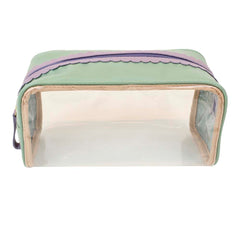 Necessaire Betina Babado G em Vinil e Couro Personalizado