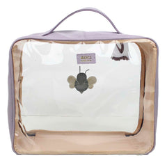 Necessaire Crystal G Abelha em Couro e Vinil Personalizado