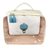 Necessaire Crystal G Balão Otto em Couro e Vinil Personalizado