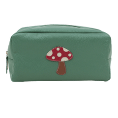 Necessaire Cogumelo G em Couro Personalizado