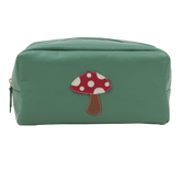 Necessaire Cogumelo G em Couro Personalizado