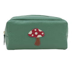 Necessaire Cogumelo G em Couro Personalizado