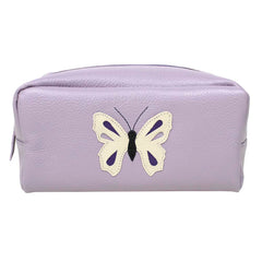 Necessaire Borboleta G em Couro Personalizado