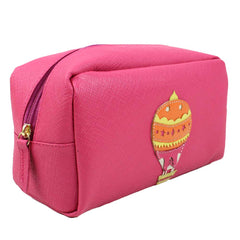 Necessaire Balão Sarah G em Couro Personalizado