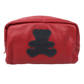 Necessaire G Little Bear Vermelho Liso com Marinho Liso Pronta Entrega