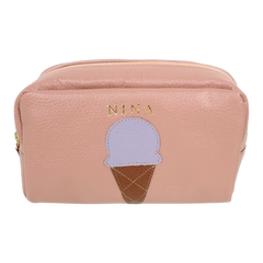 Necessaire Gelato M em Couro Personalizado