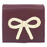 Necessaire Íntima Laço Rococó Burgundy Liso com Off White Liso Pronta Entrega