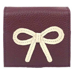 Necessaire Íntima Laço Rococó Burgundy Liso com Off White Liso Pronta Entrega