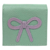 Necessaire Íntima Laço Rococó Menta Liso com Lilás Liso Pronta Entrega