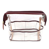 Necessaire Jasmin G Burgundy Liso com Algodão Doce Liso Pronta Entrega