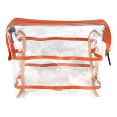 Necessaire Jasmin G em Couro e Vinil Personalizada