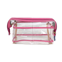 Necessaire Jasmin M em Couro e Vinil Personalizada