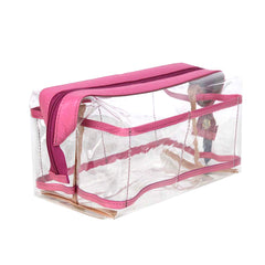 Necessaire Jasmin M Rosa Orquídea com Sky Pronta Entrega
