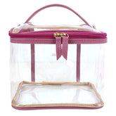 Necessaire Jhude G em Vinil e Couro Personalizada