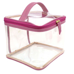 Necessaire Jhude G em Vinil e Couro Personalizada