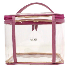 Necessaire Jhude G em Vinil e Couro Personalizada