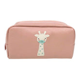 Necessaire Girafinha G em Couro Personalizado