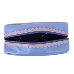 Necessaire Julie Babado G em Couro Personalizada