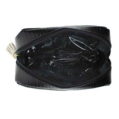 Necessaire Julie G Preto Paris Com Off White Lesard Pronta Entrega