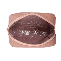 Necessaire Girafinha M em Couro Personalizado