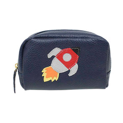 Necessaire Foguete P em Couro Personalizado
