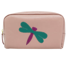 Necessaire Libélula M em Couro Personalizado