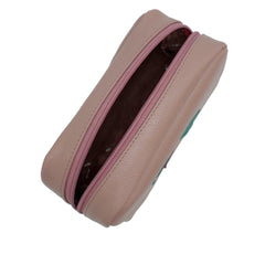 Necessaire Libélula M em Couro Personalizado