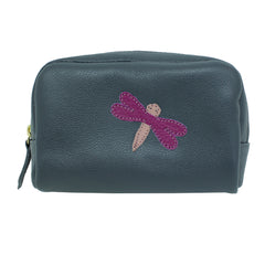 Necessaire Libélula P em Couro Personalizado