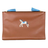 Necessaire Limpo/Usado Cavalo Joca em Couro Personalizada