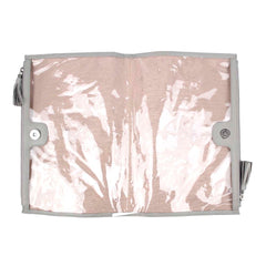 Necessaire Limpo/Usado Marinheiro Cinza Claro Liso com Marinho Liso Pronta Entrega