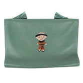 Necessaire Limpo/Usado Santo Antônio em Couro Personalizada