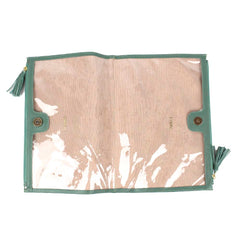 Necessaire Limpo/Usado Santo Antônio em Couro Personalizada