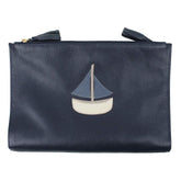 Necessaire Limpo/Usado Barco em Couro Personalizada