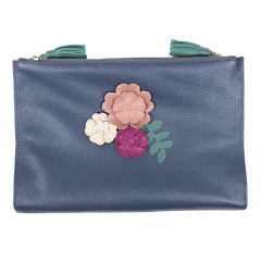Necessaire Limpo/Usado Le Jardin em Couro Personalizada