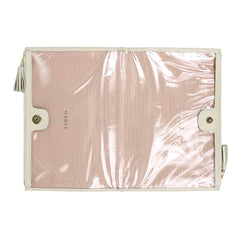 Necessaire Limpo/Usado Bordado Carrossel em Couro Personalizada