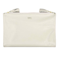 Necessaire Limpo/Usado Bordado Carrossel em Couro Personalizada