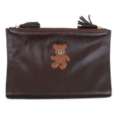 Necessaire Limpo/Usado Urso Teddy Café com Caramelo Liso Pronta Entrega