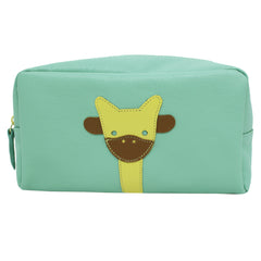 Necessaire Little Giraffe G em Couro Personalizado